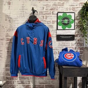 Genuine Merchandise vintage cubs Blue and Red Bomber Jacket men’s large